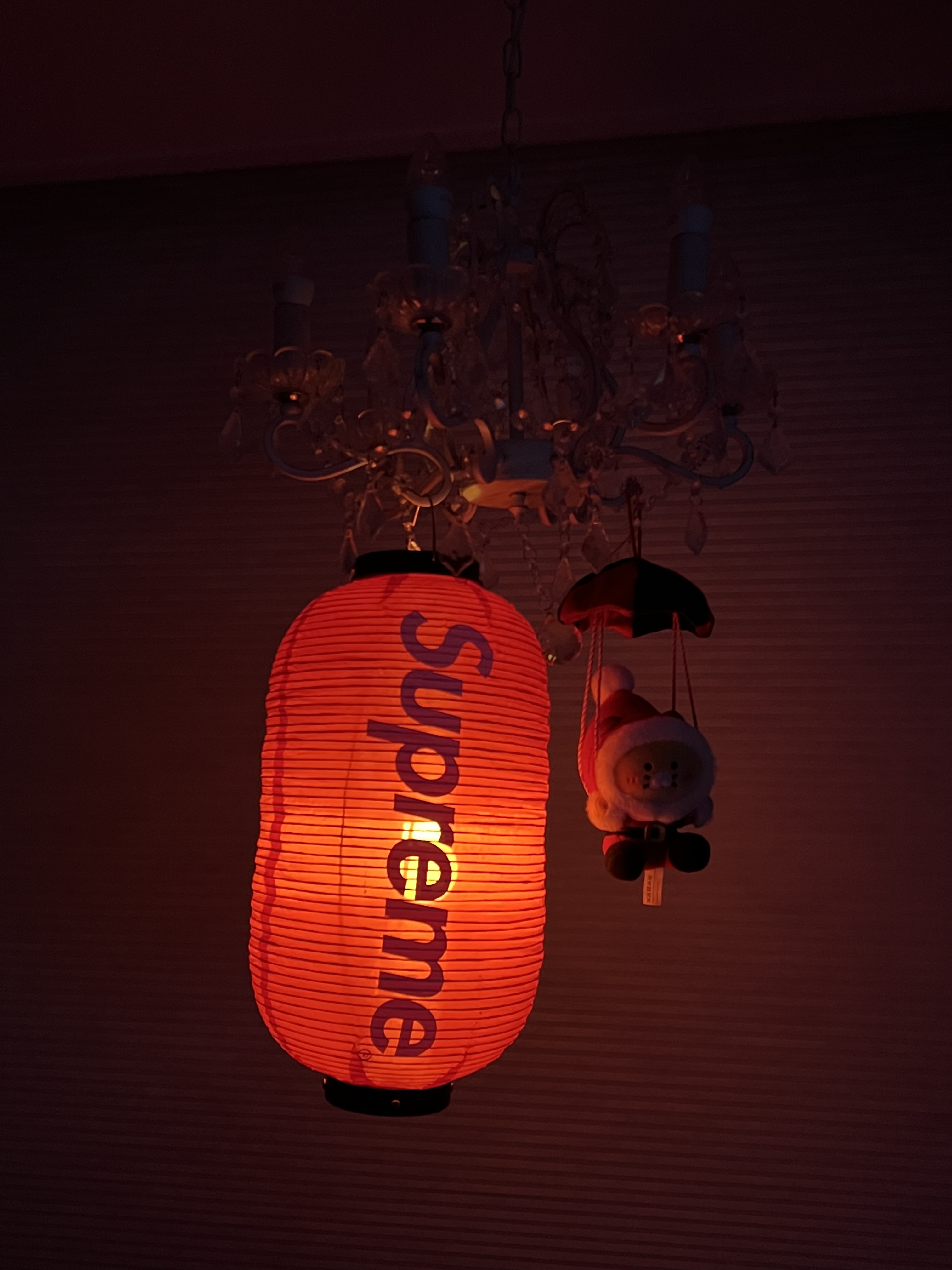 Supreme Hanging Lantern Red - 19FW 착용 스타일