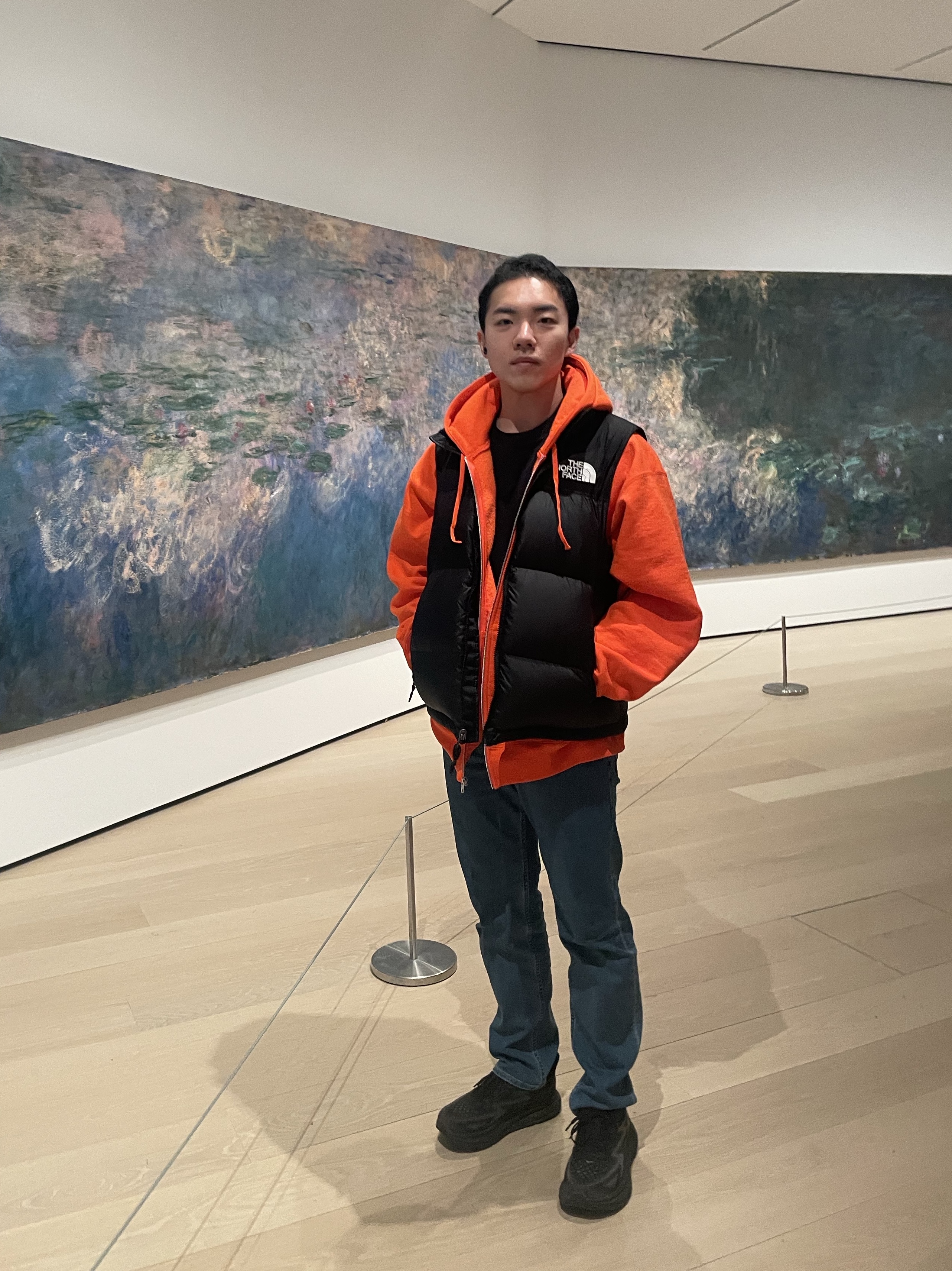 The North Face 1996 Retro Nuptse Vest Black, Supreme S Logo Zip Up Hooded Sweatshirt Bright Orange - 24FW 착용 스타일