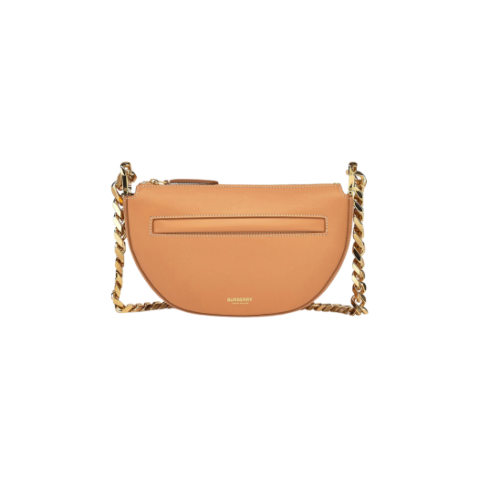 Burberry Mini Leather Olympia Bag Warm Sand