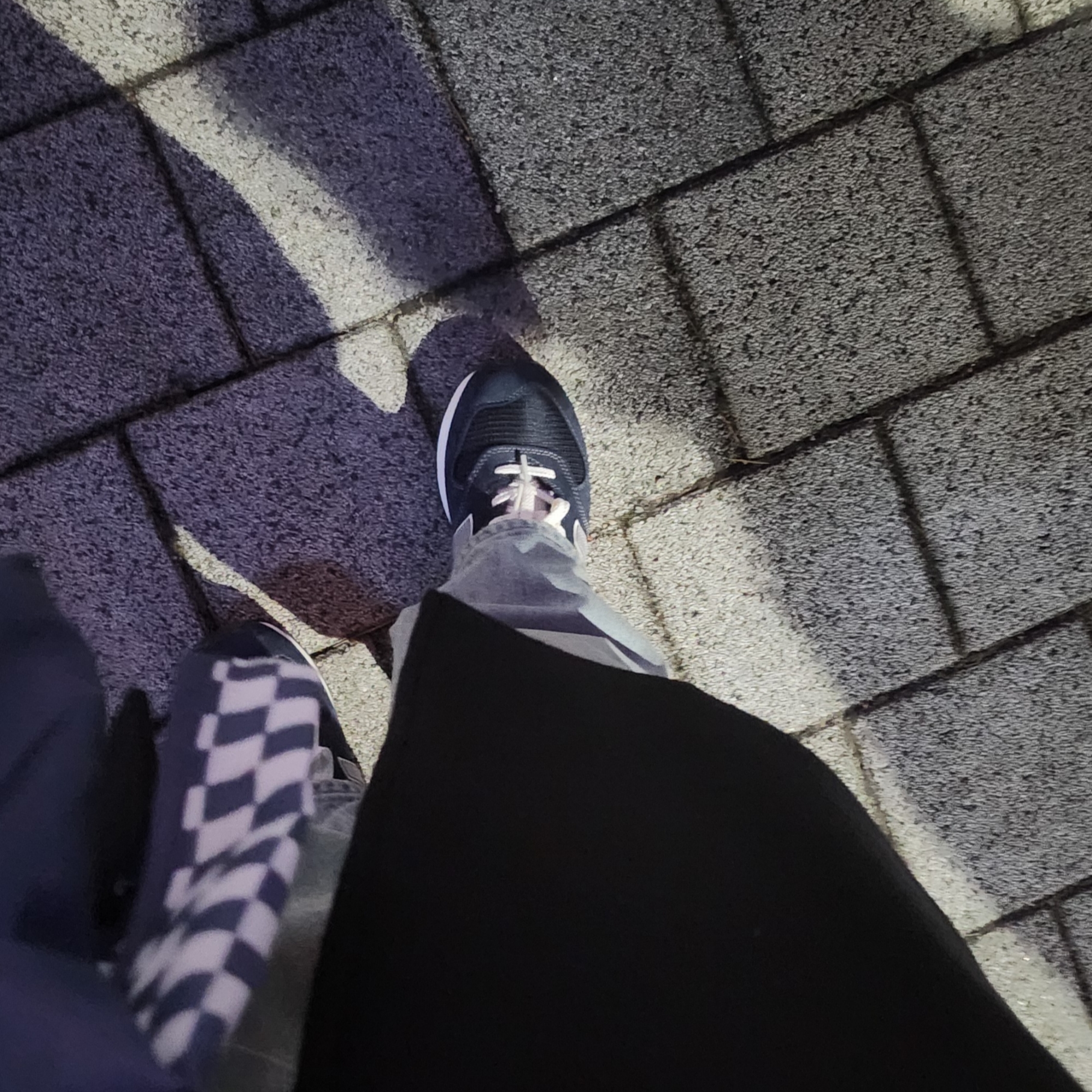 New Balance x Pottery 574 Premium Hard Navy 착용 스타일