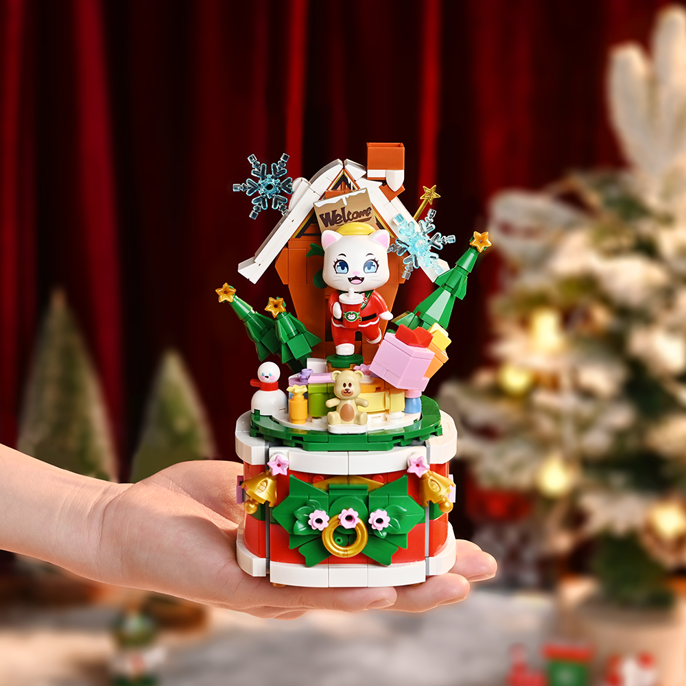 큐만 냥냥 뮤직박스 오르골 블록(QMAN Meow, Meow, Music Box Block) - 5