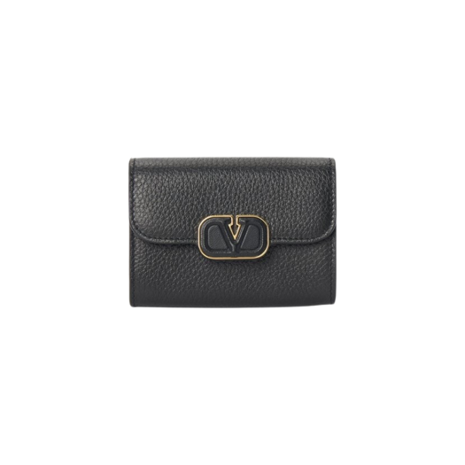 Valentino Vlogo Card Wallet Black