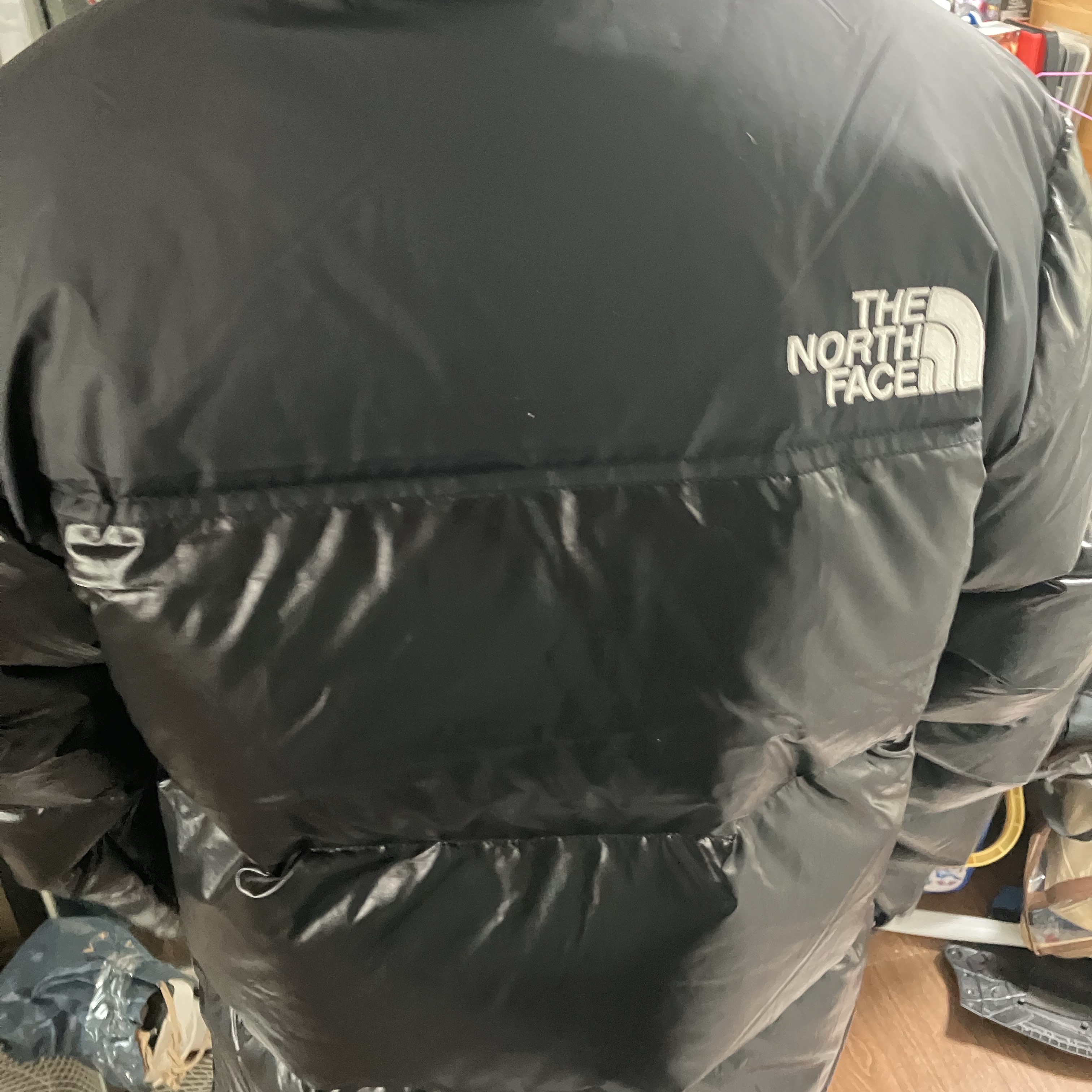The North Face 1996 Eco Nuptse Jacket Real Black 착용 스타일