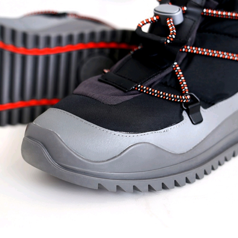 (W) Adidas x Stella McCartney Winterboot Cold.RDY Core Black Grey Four 착용 스타일 - 2