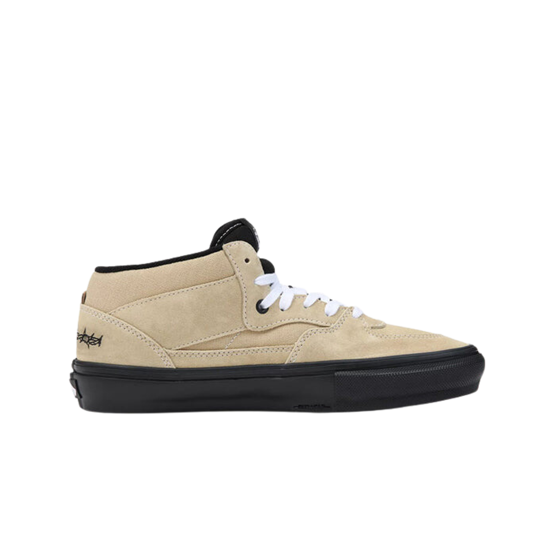 반스 스케이트 하프 캡 라이트 카키 블랙(Vans Skate Half Cab Light Khaki Black)