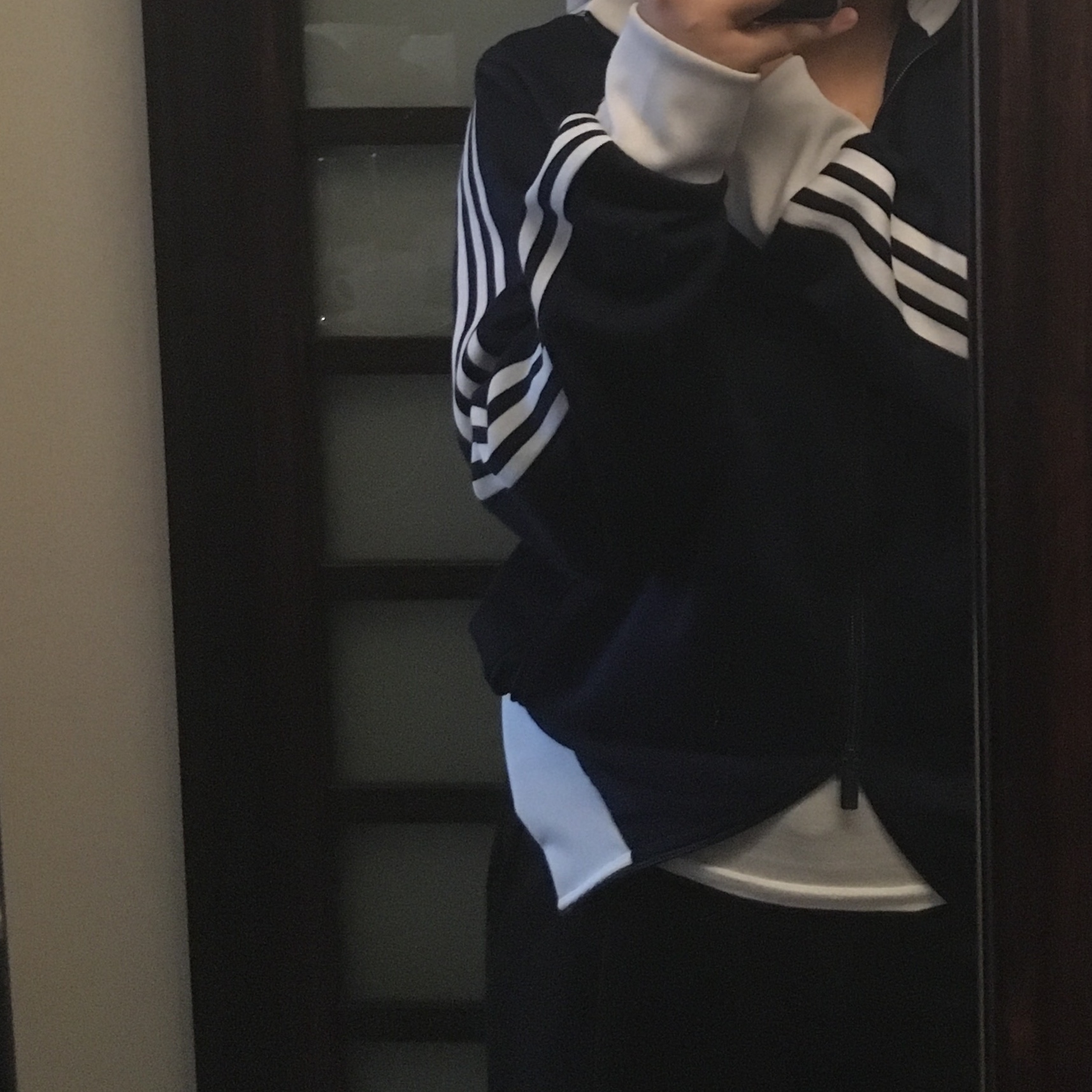 Adidas Adicolor Classic Beckenbauer Track Top Night Indigo - KR Sizing 착용 스타일
