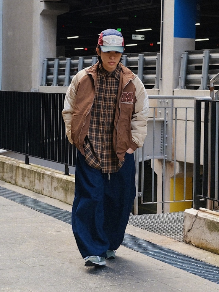 New Balance 1400 Made in USA Mountain Green 착용 스타일 - 1