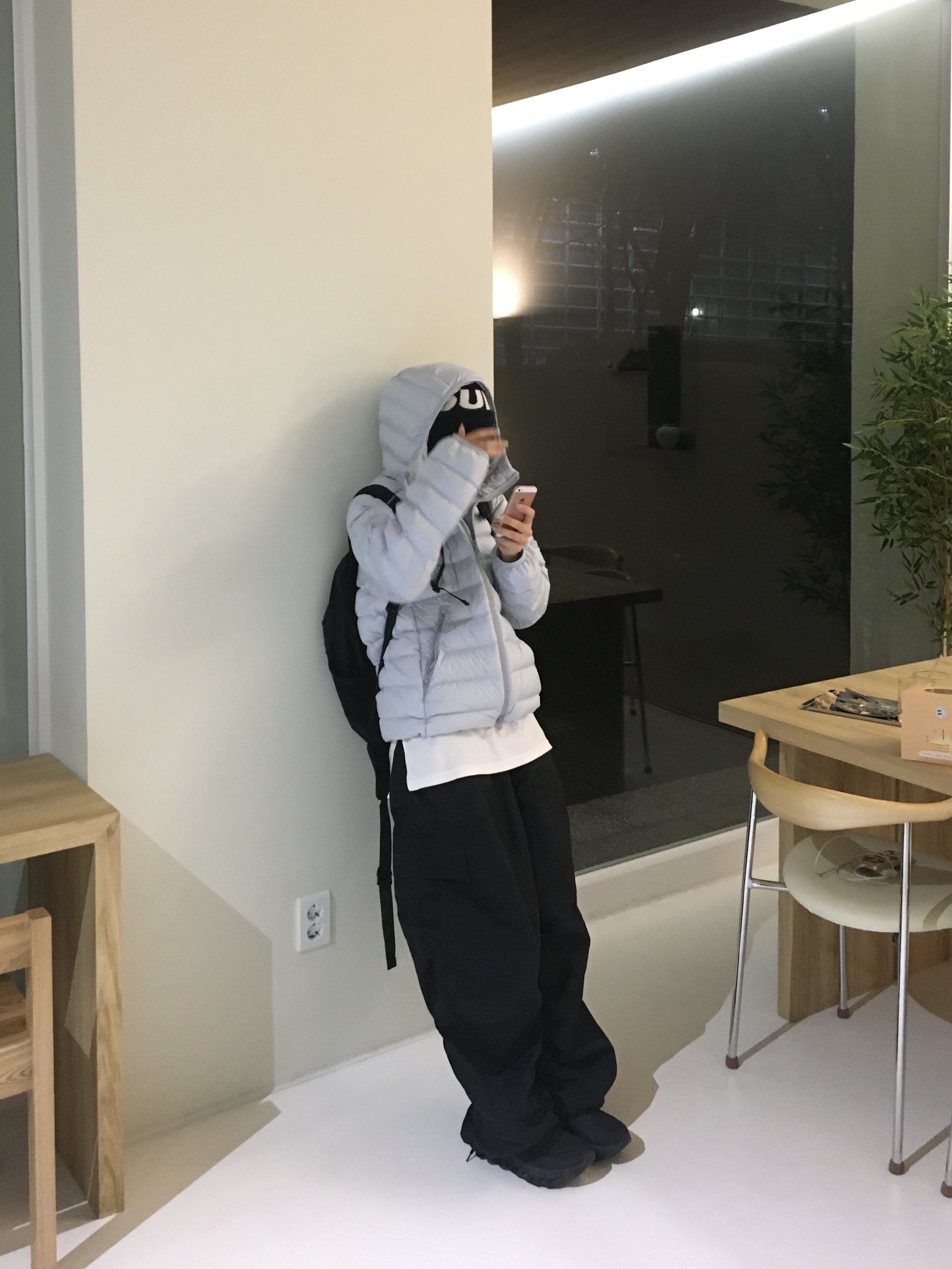Supreme Big Logo Beanie Black, Musinsa Standard City Leisure Hooded Light Down Jacket Cloudy Blue 착용 스타일