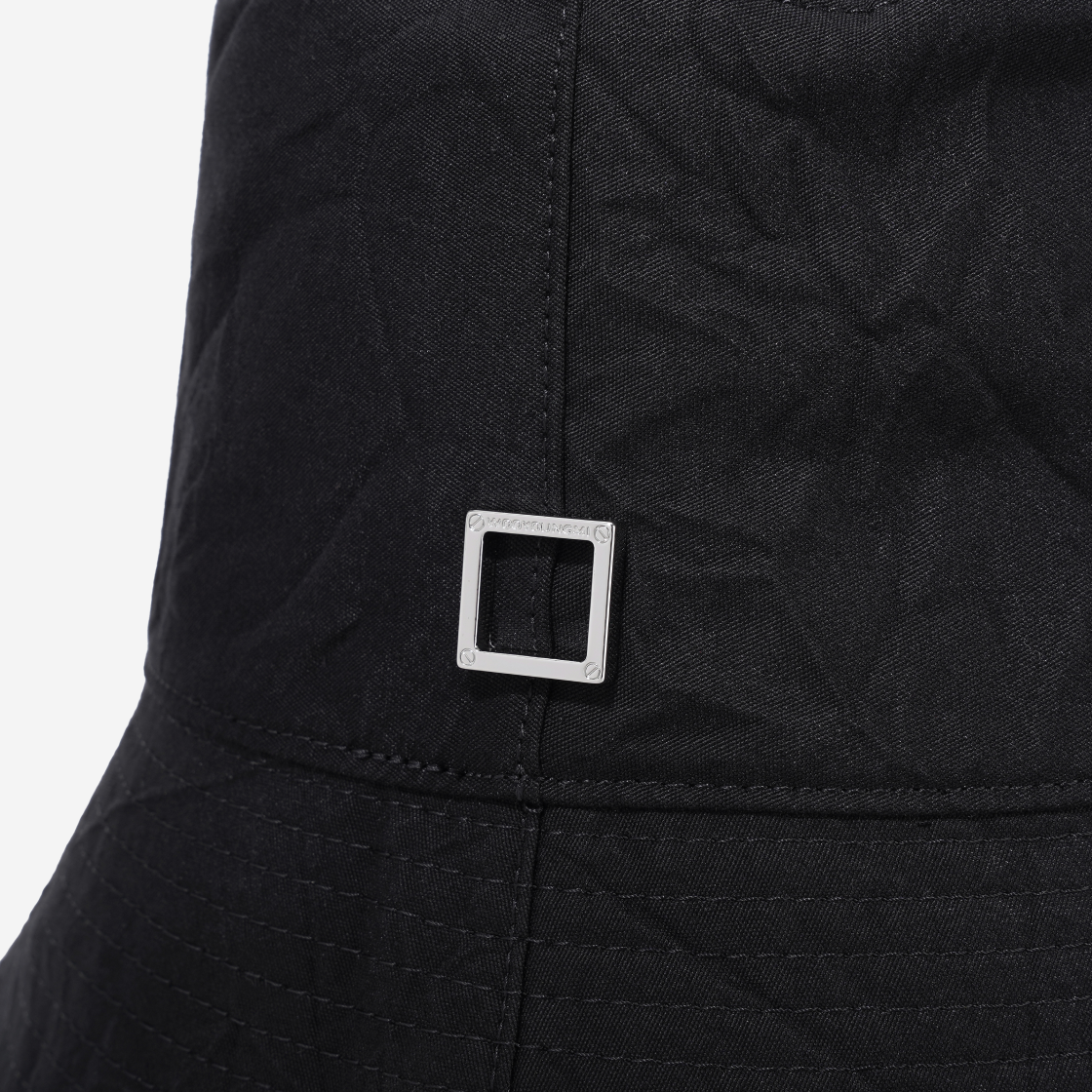 우영미 크링클 버킷햇 블랙 - 23SS(Wooyoungmi Crinkle Bucket Hat Black - 23SS) - 4