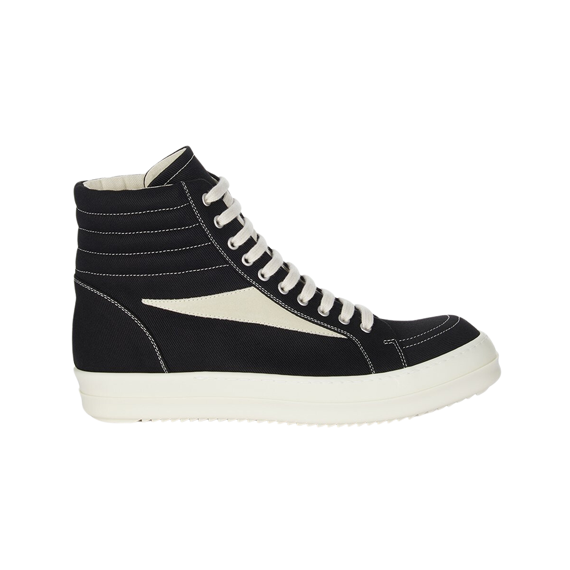 릭 오웬스 다크쉐도우 포터빌 하이 빈티지 스니커즈 블랙 밀크(Rick Owens Drkshdw Porterville High Vintage Sneakers Black Milk)