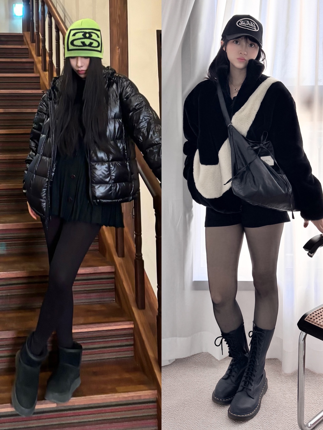 Supreme Featherweight Down Trooper Black - 23FW, Birkenstock Boston Suede Leather Taupe - Regular 착용 스타일 - 3