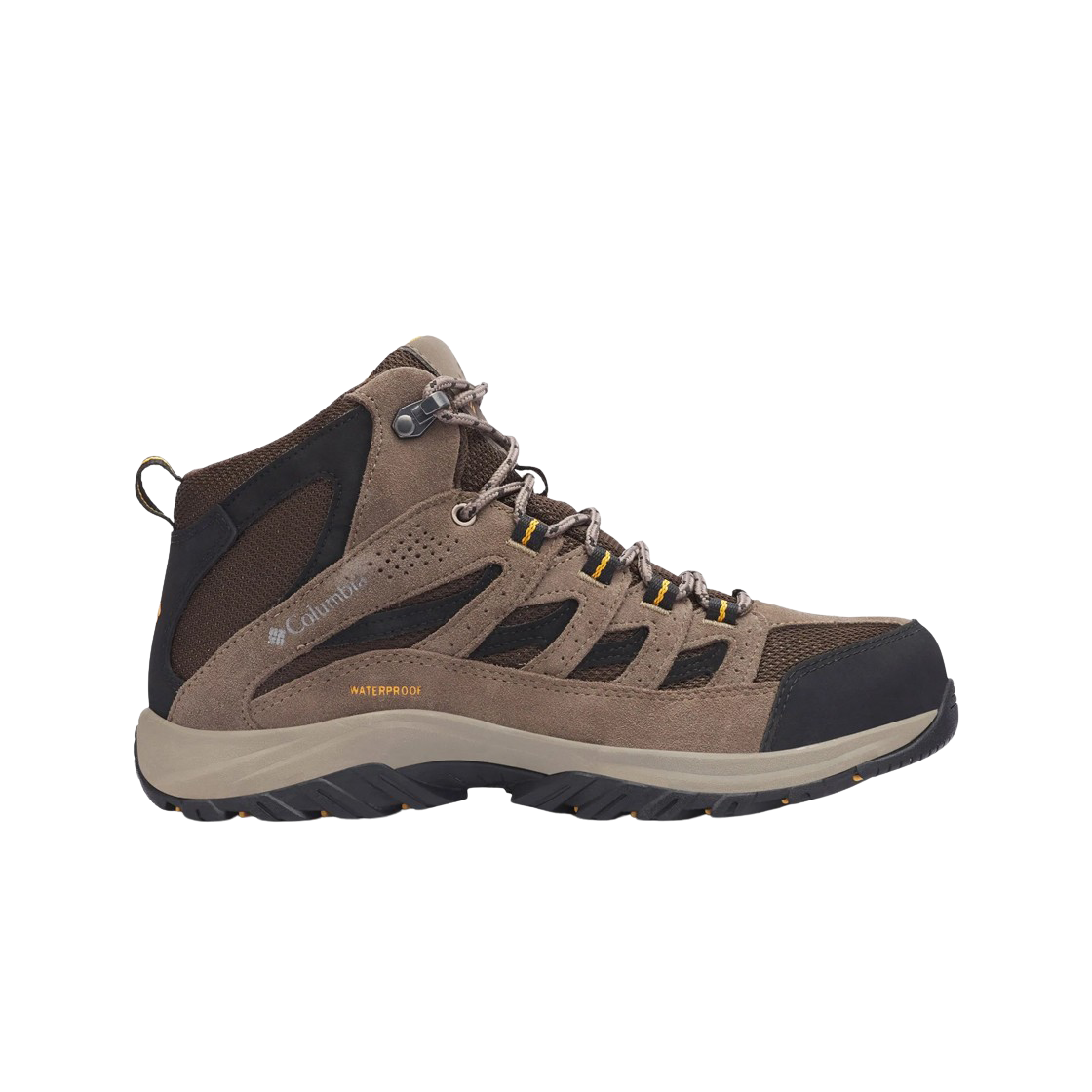 컬럼비아 크레스트우드 미드 워터프루프 코더번 스쿼시 - 와이드(Columbia Crestwood Mid Waterproof Cordovan Squash - Wide)