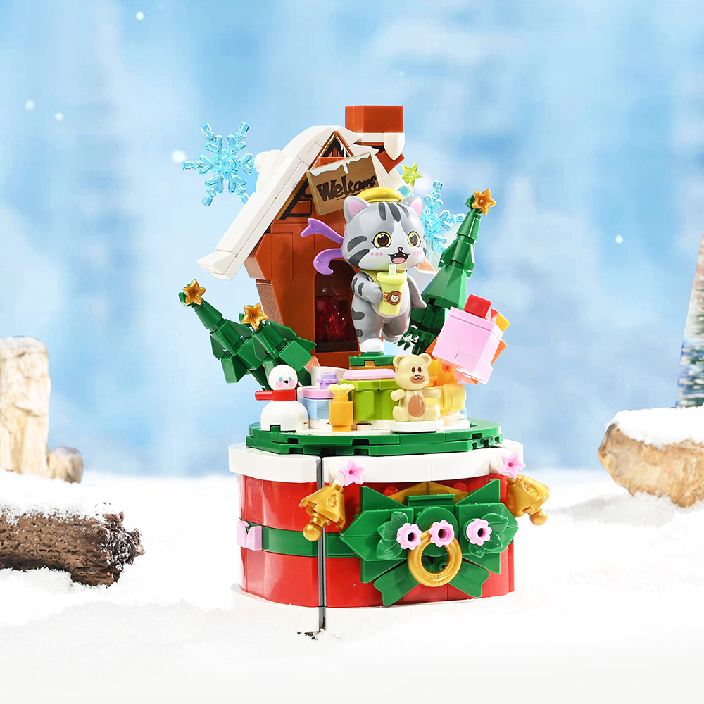 큐만 냥냥 뮤직박스 오르골 블록(QMAN Meow, Meow, Music Box Block) - 3