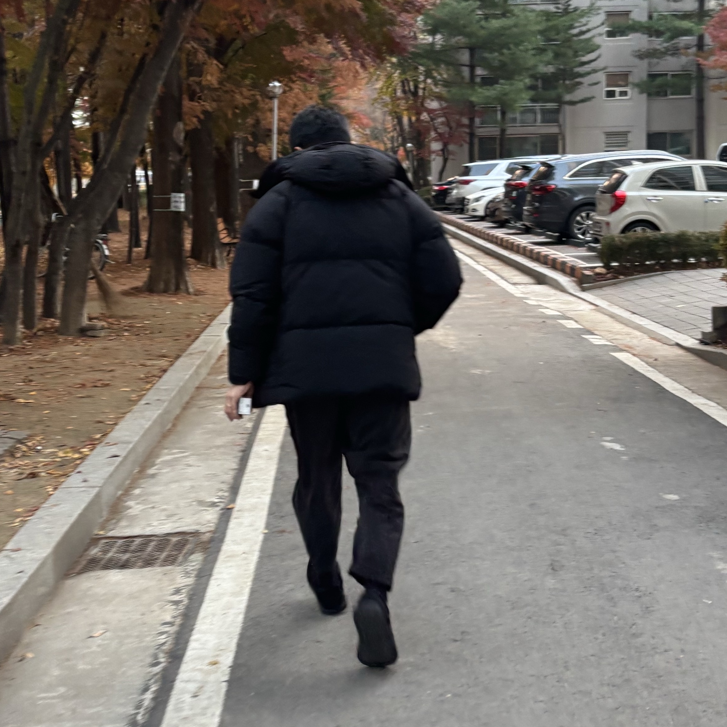 Ten C Artic Down Parka Black 착용 스타일