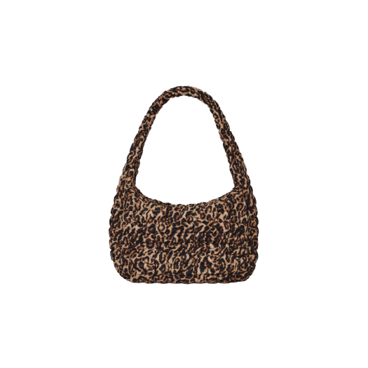 COS Oversized Quilted Crossbody Bag Leopard