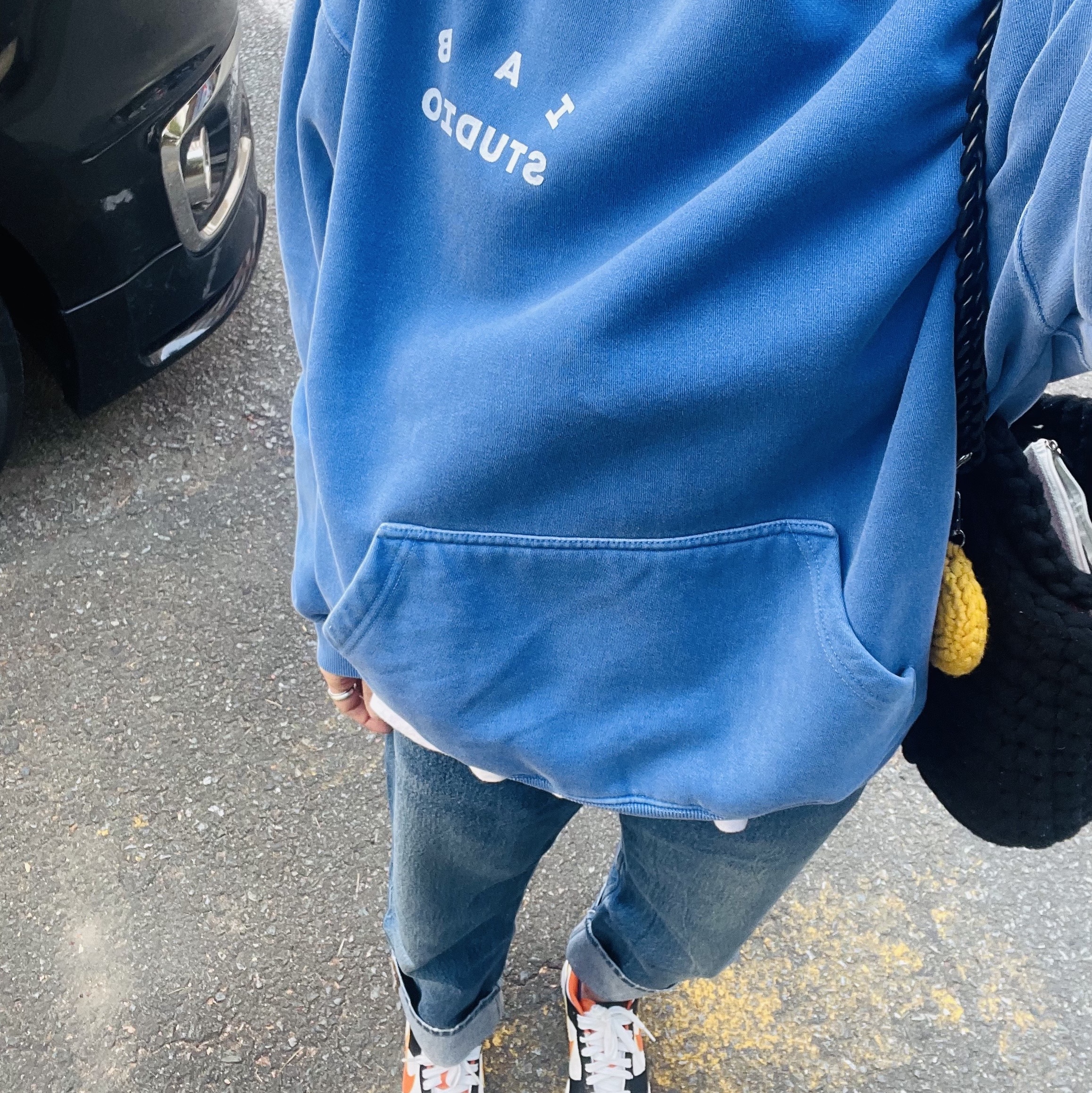 IAB Studio Pigment Hoodie Royal Blue - 22FW, (GS) Nike Dunk Low PRM Halloween 착용 스타일