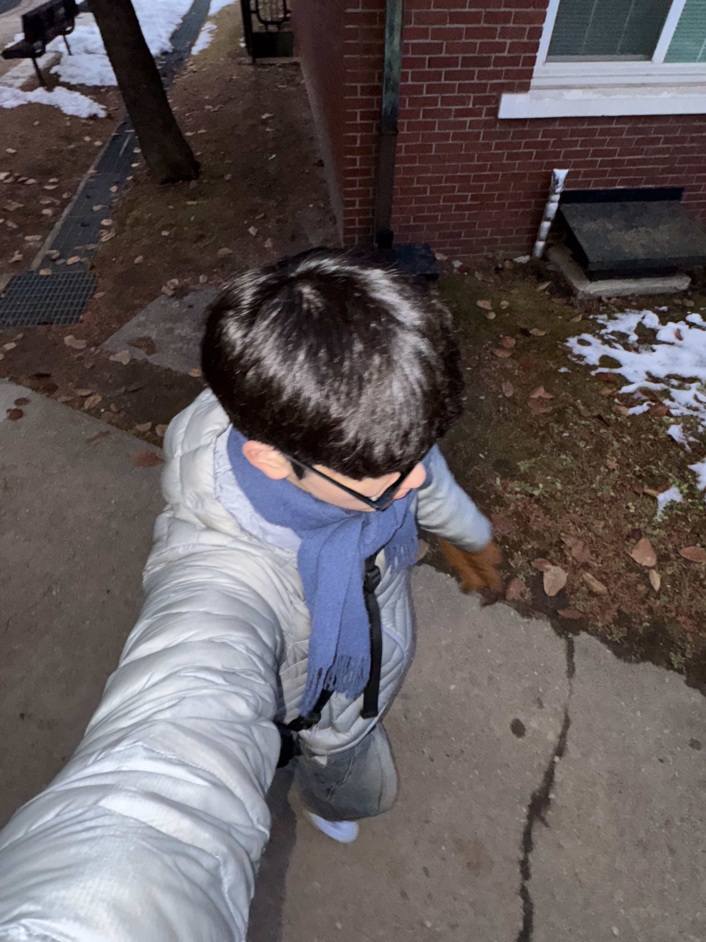 Sansan Gear Suffix Puffer Jacket Grey - 24FW, Sansan Gear Suffix Puffer Jacket Sky Blue - 24FW 착용 스타일 - 1