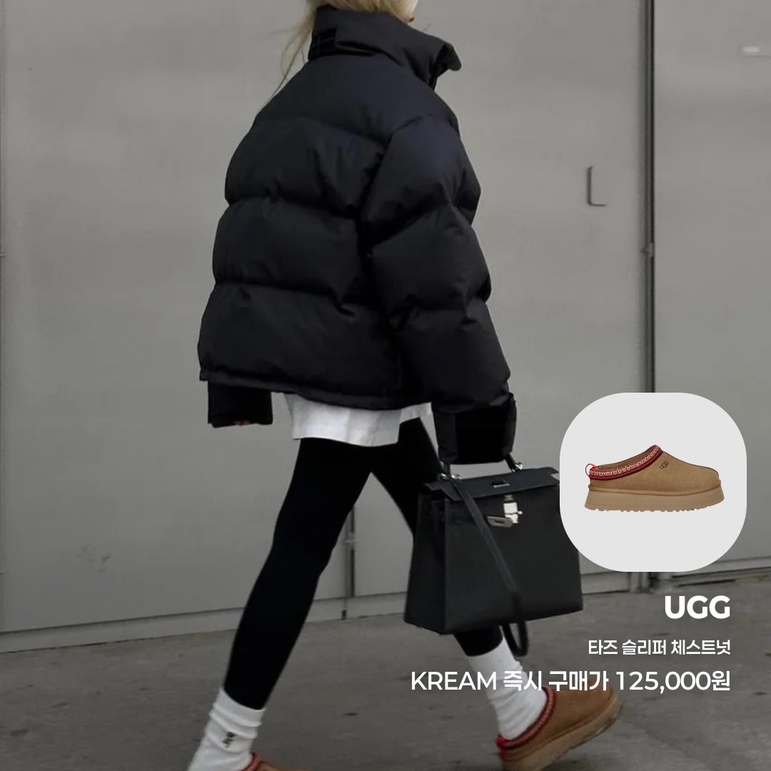 (W) UGG Tazz Slipper Chestnut, (W) UGG Classic Ultra Mini Platform Boots Chestnut 착용 스타일 - 2