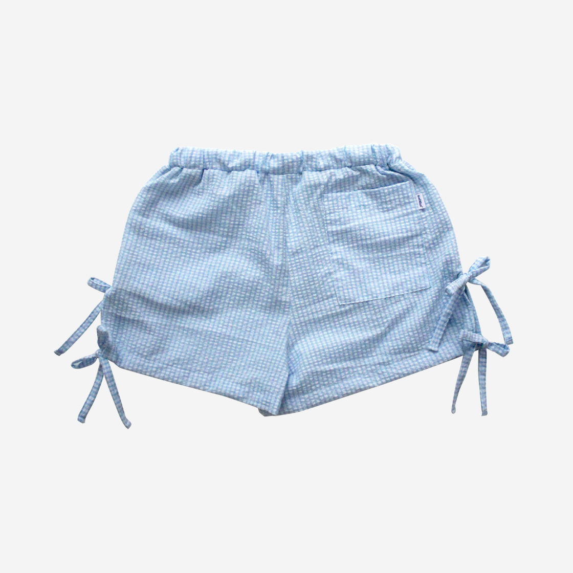 배드블루 체크 비치 쇼츠 스카이블루(BadBlue Check Beach Shorts Skyblue) - 2