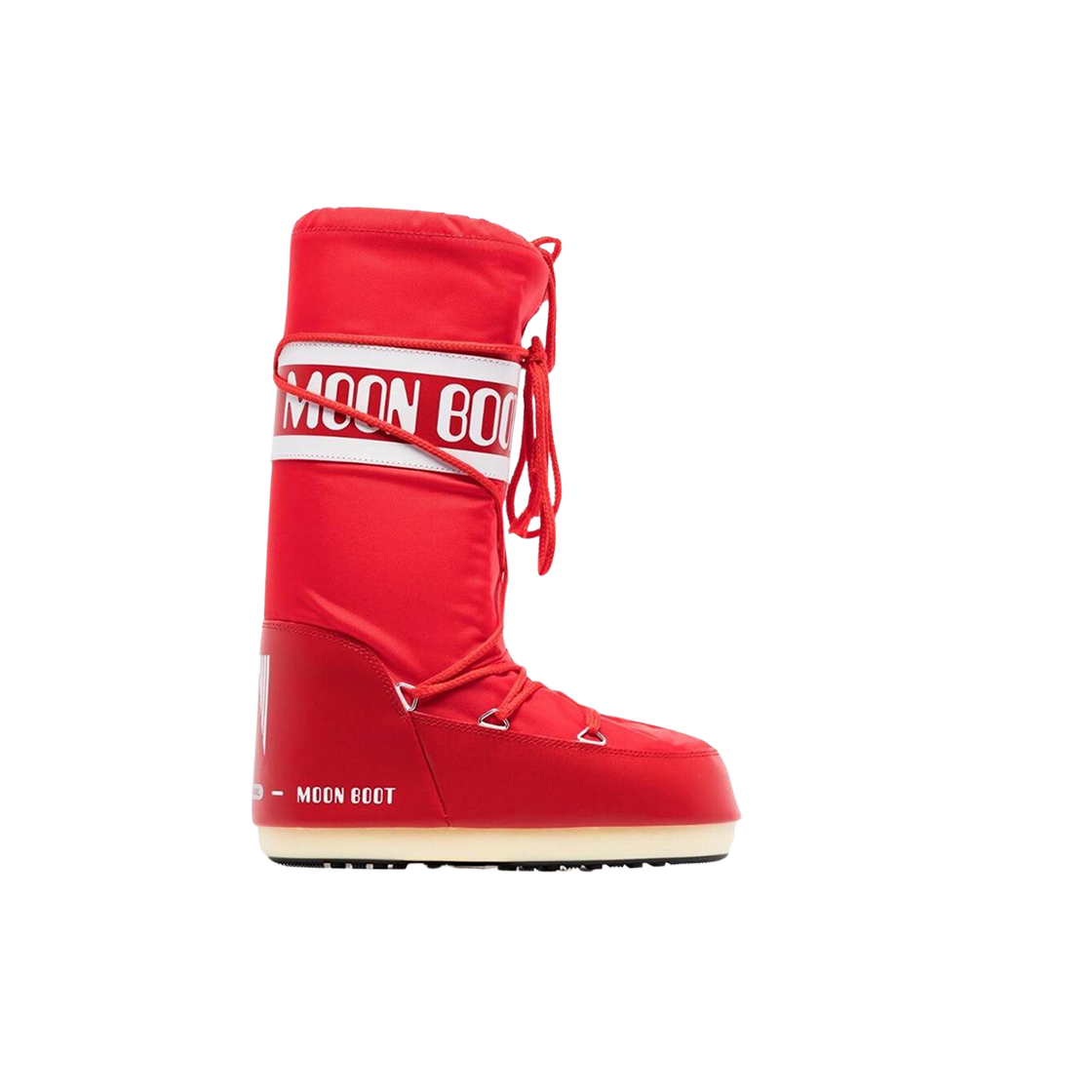 (W) 문부츠 아이콘 나일론 부츠 레드((W) Moon Boot Icon Nylon Boots Red)