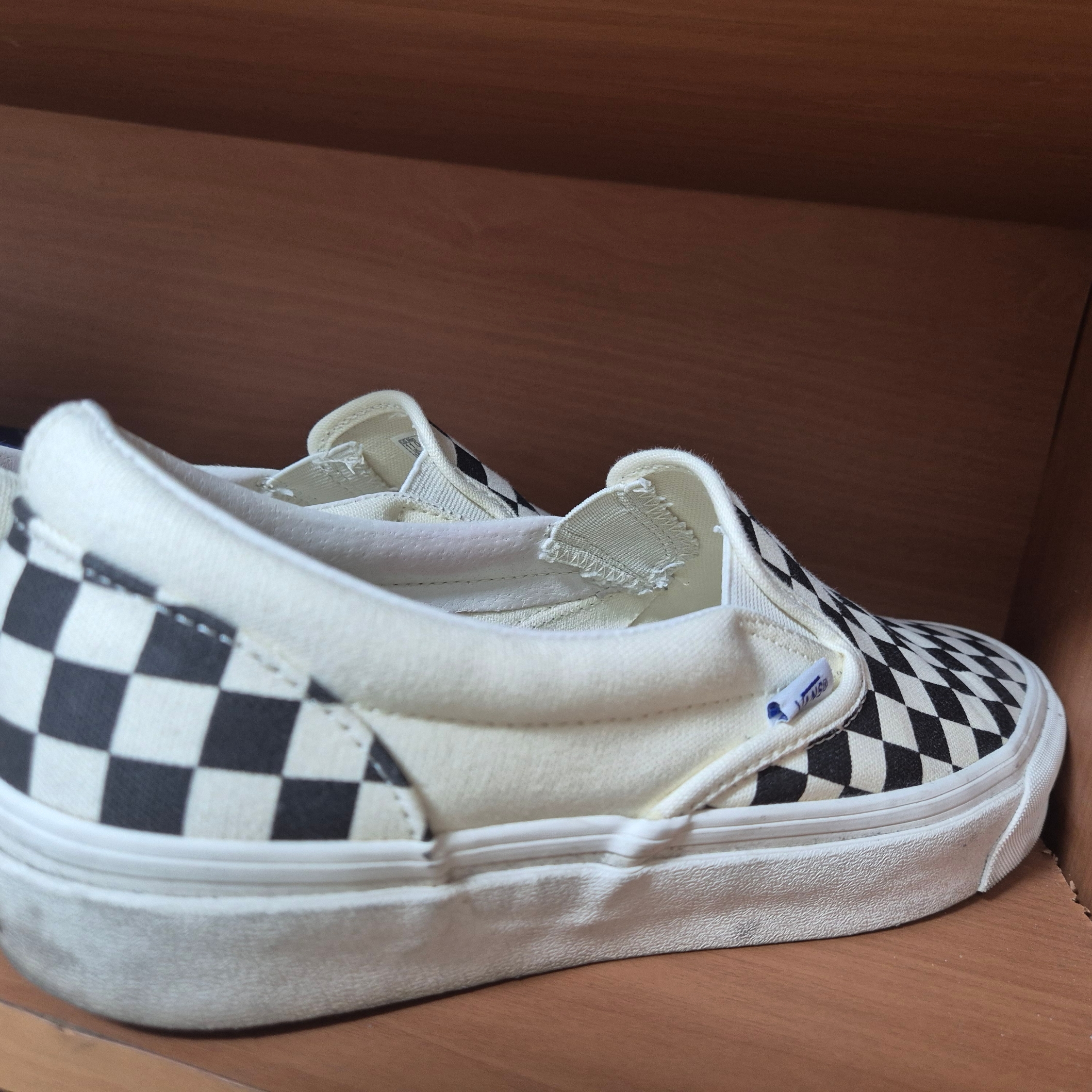 Vans Vault OG Classic Slip-On Checkerboard 착용 스타일