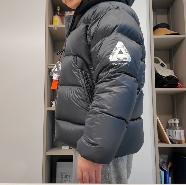 Palace Pertex Opaque Balaclava Puffa Black - 24FW 착용 스타일 - 1