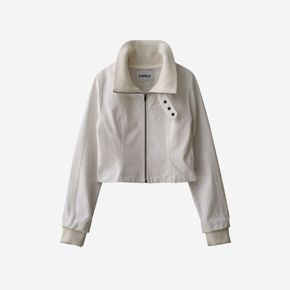 배드블루 바이커 자켓 아이보리(BadBlue Biker Jacket Ivory) - 2
