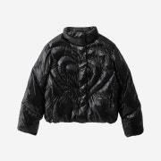 BadBlue Heart Puffer Jacket City Black