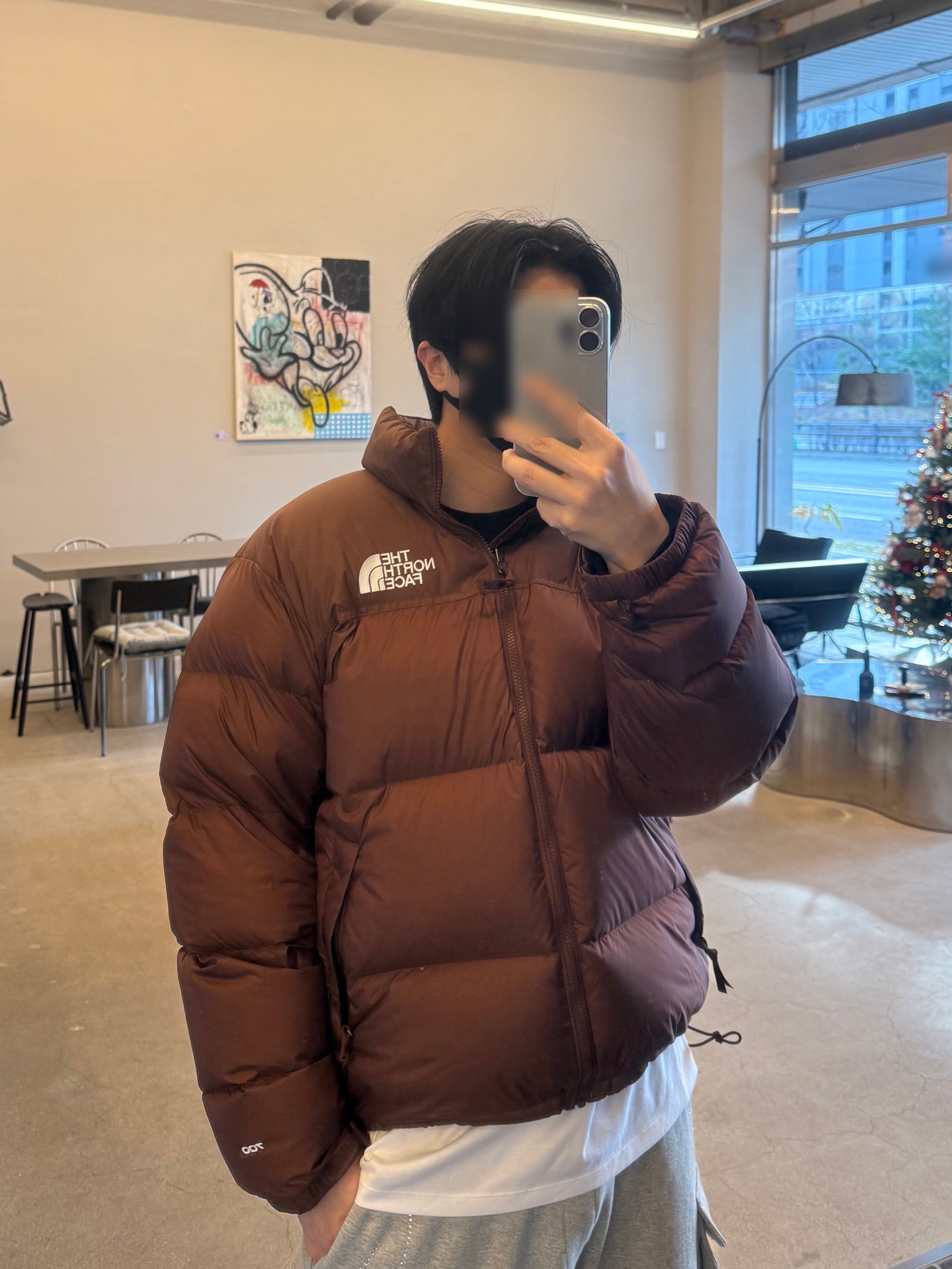 The North Face 1996 Retro Nuptse Jacket Dark Oak, Timberland Premium 6 inch Waterproof Boot Wheat Nubuck - Wide 착용 스타일 - 2