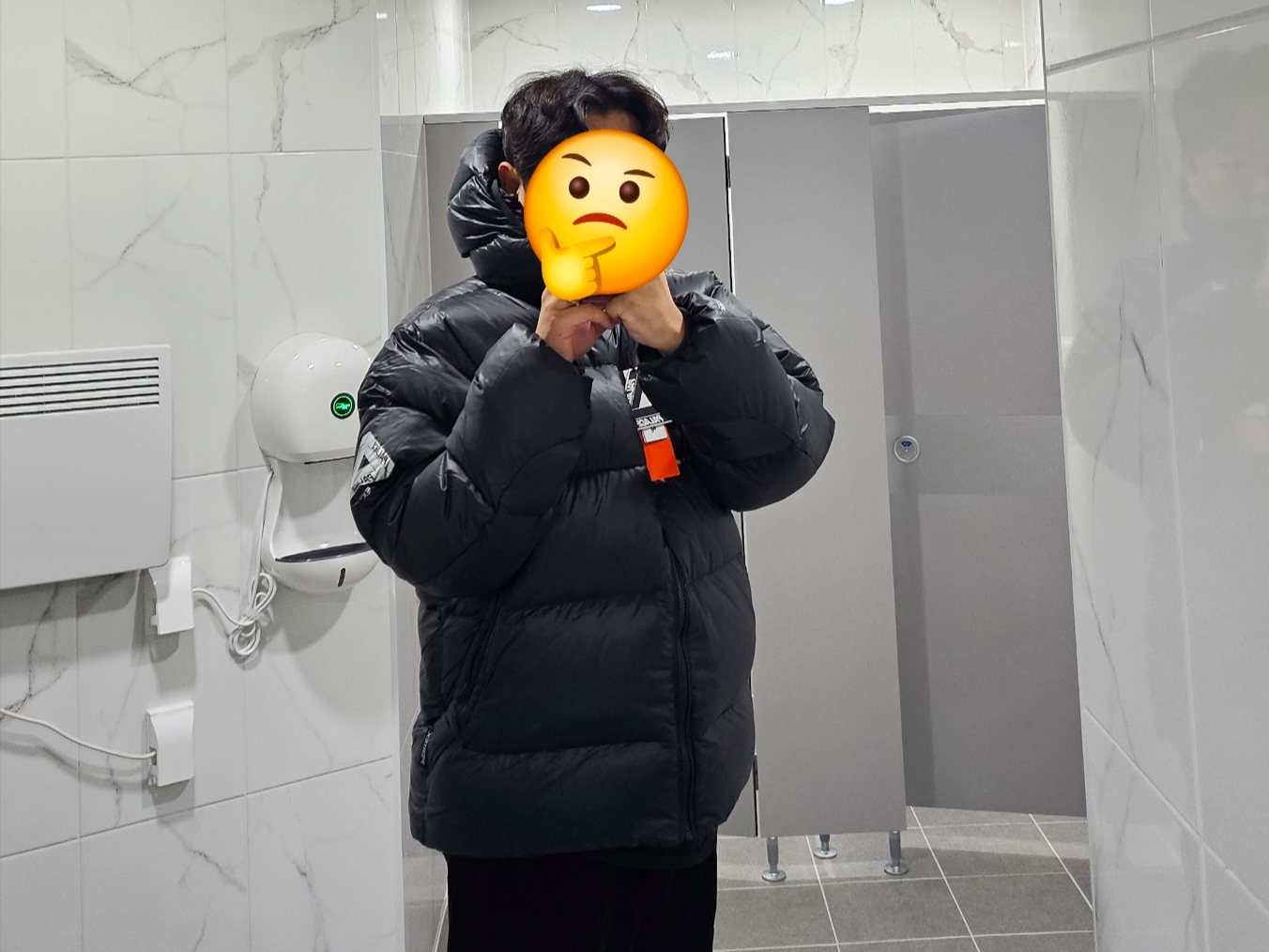 Palace Pertex Opaque Balaclava Puffa Black - 24FW 착용 스타일