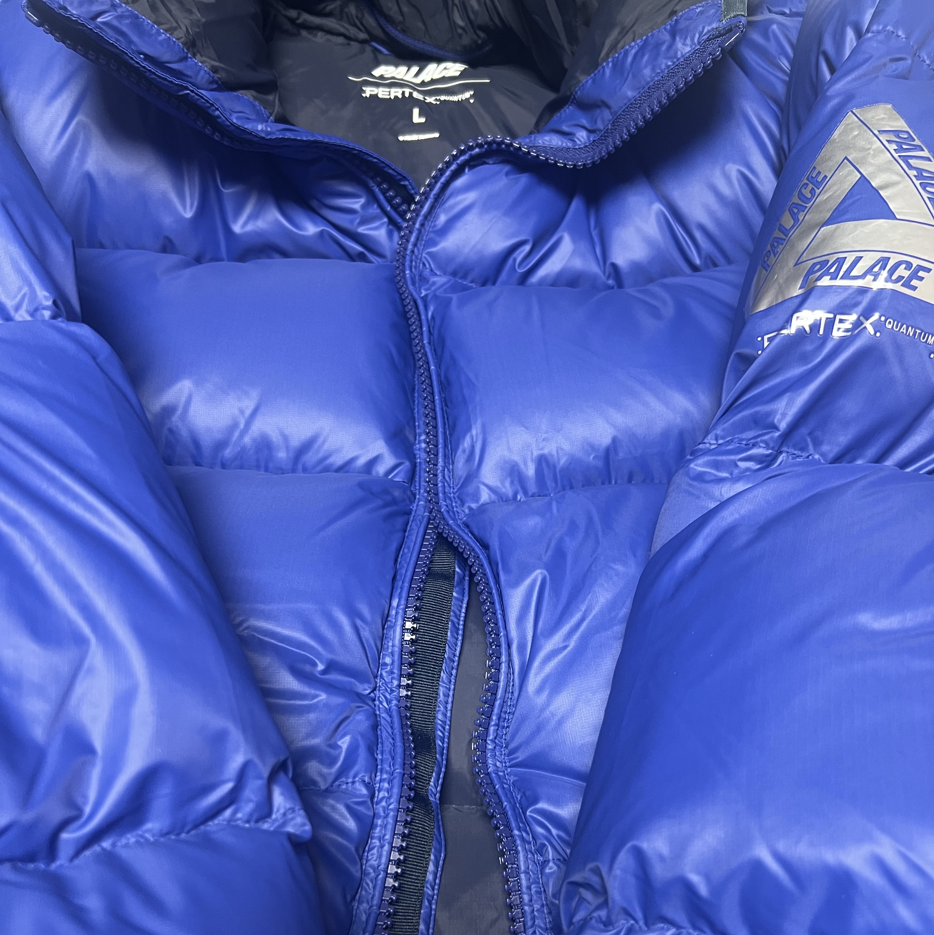 Palace Pertex Opaque Balaclava Puffa Deep Ultra - 24FW 착용 스타일 - 2