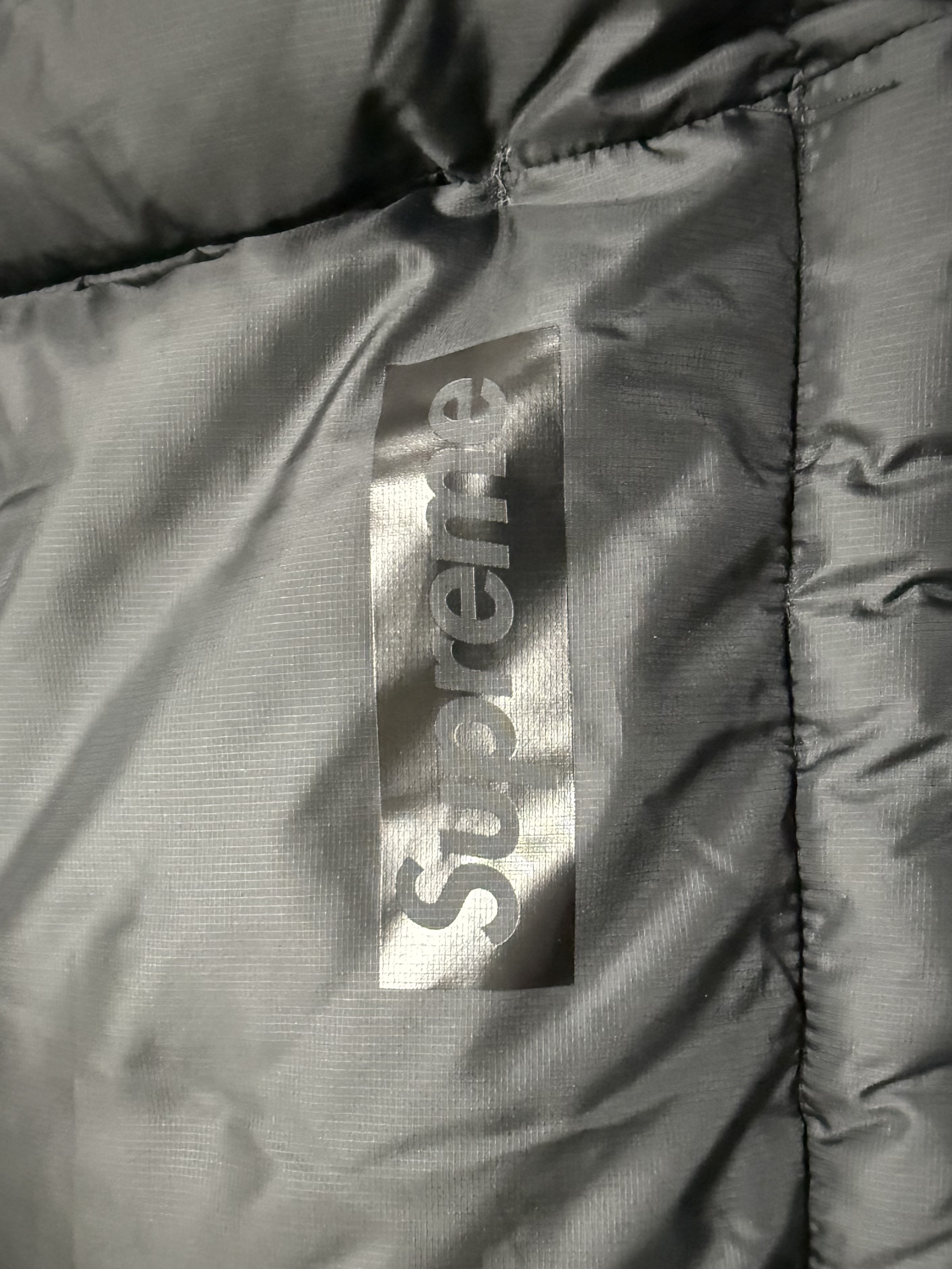 Supreme 700-Fill Down Lightweight Puffer Jacket Black - 24FW 착용 스타일 - 3