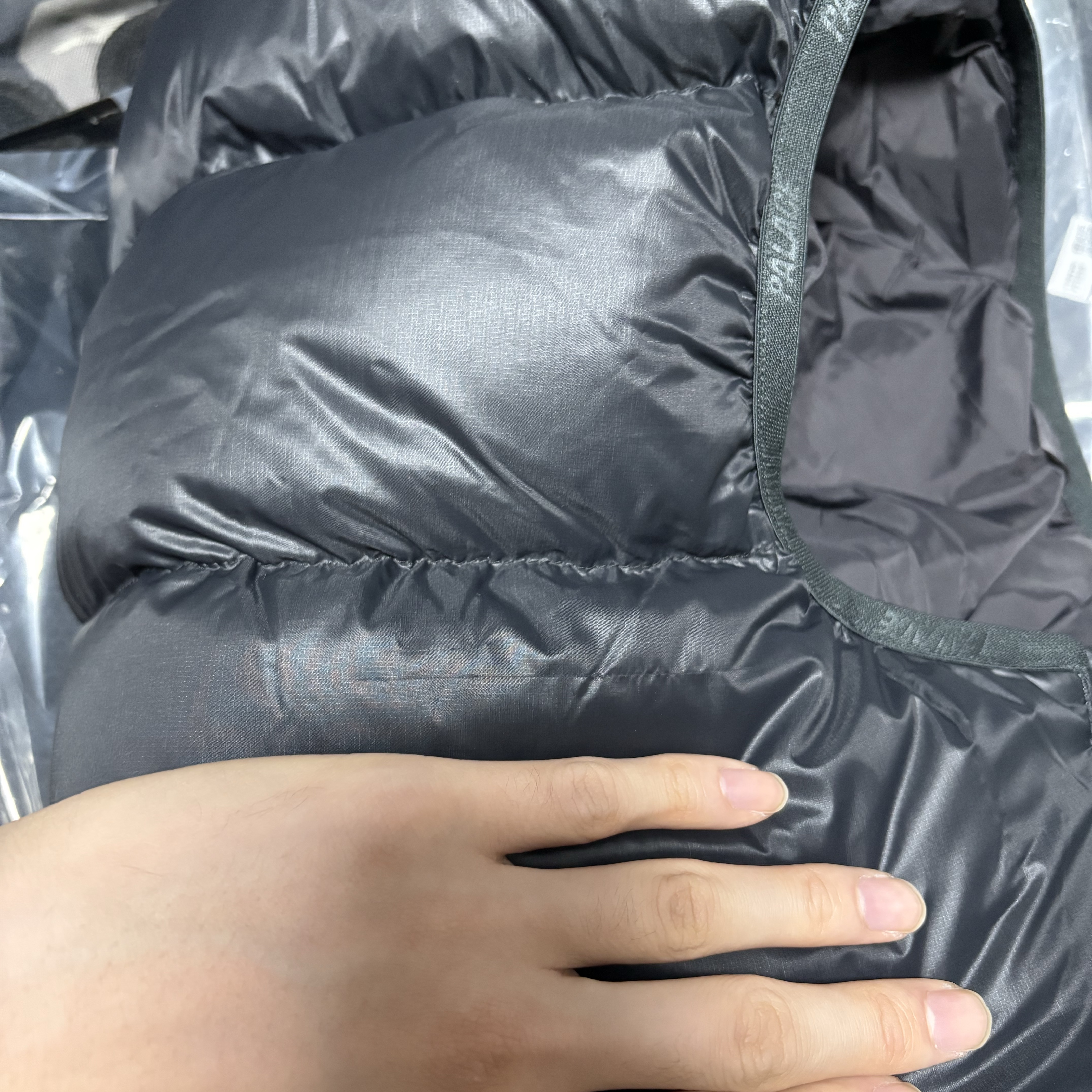 Palace Pertex Opaque Balaclava Puffa Black - 24FW 착용 스타일 - 1