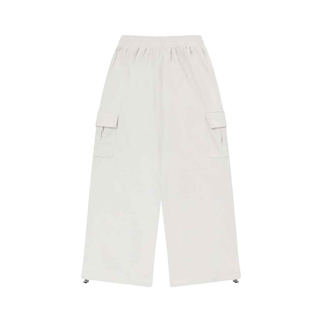 무센트 코지 코듀로이 카고 와이드팬츠 골덴 골지 기모 아이보리(MUCENT Cozy Corduroy Cargo Pants Fluff Ivory) - 2