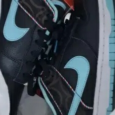 Nike Dunk Low Retro SE Barber Shop Black 착용 스타일