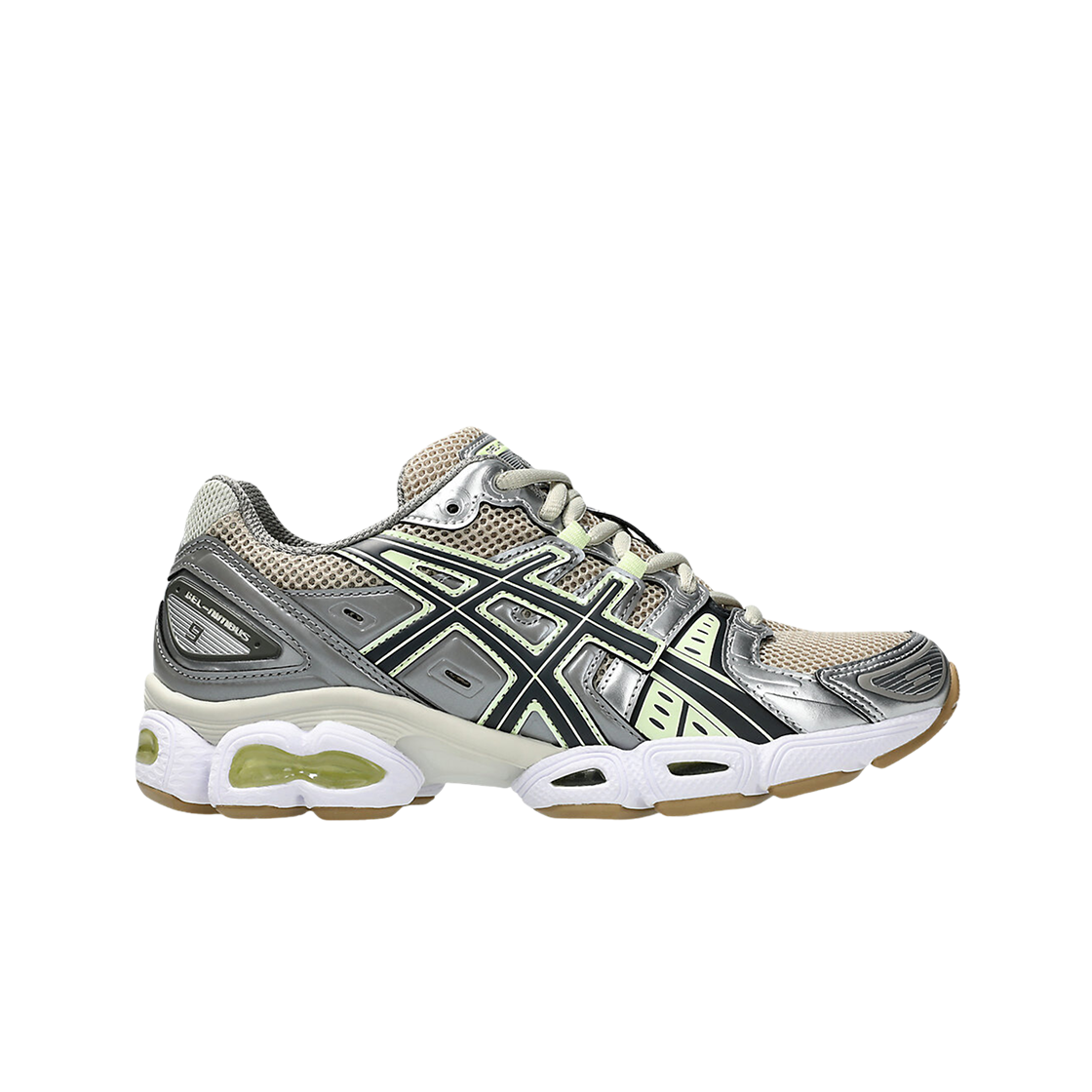 (W) 아식스 젤 님버스 9 페더 그레이 캐리어 그레이((W) Asics Gel-Nimbus 9 Feather Grey Carrier Grey)