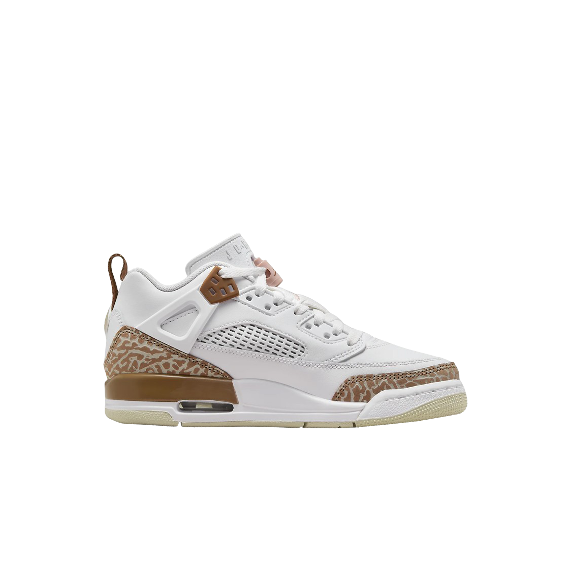 (GS) 조던 스피자이크 로우 화이트 아키오 브라운((GS) Jordan Spizike Low White Archaeo Brown)