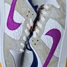 Nike x Rayssa Leal SB Dunk Low PRM Pure Platinum Vivid Purple 착용 스타일