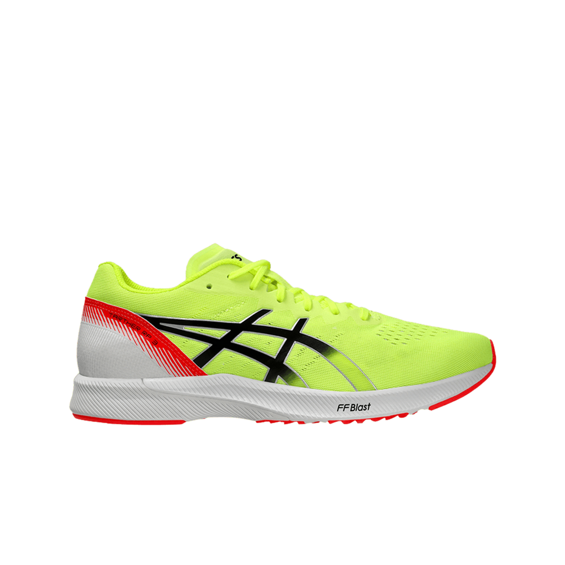아식스 타사 RP 3 세이프티 옐로우 선라이즈 레드 - 2E 와이드(Asics Tarther RP 3 Safety Yellow Sunrise Red - 2E Wide) - 1