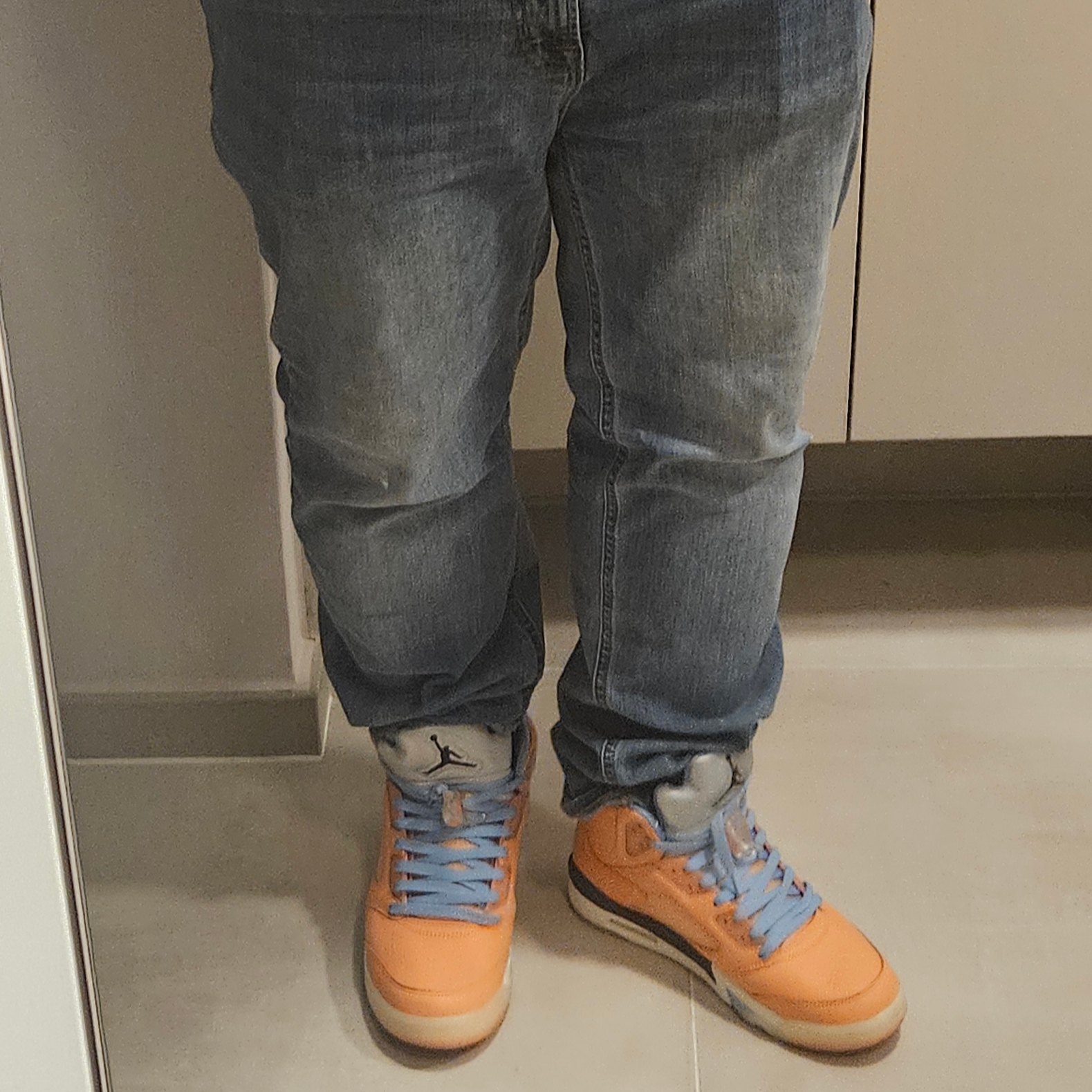 Jordan 5 x DJ Khaled Retro SP Crimsson Bliss 착용 스타일