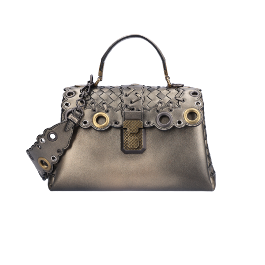 549830 Bottega Veneta 549830 Piazza Shoulder Bag Bronze