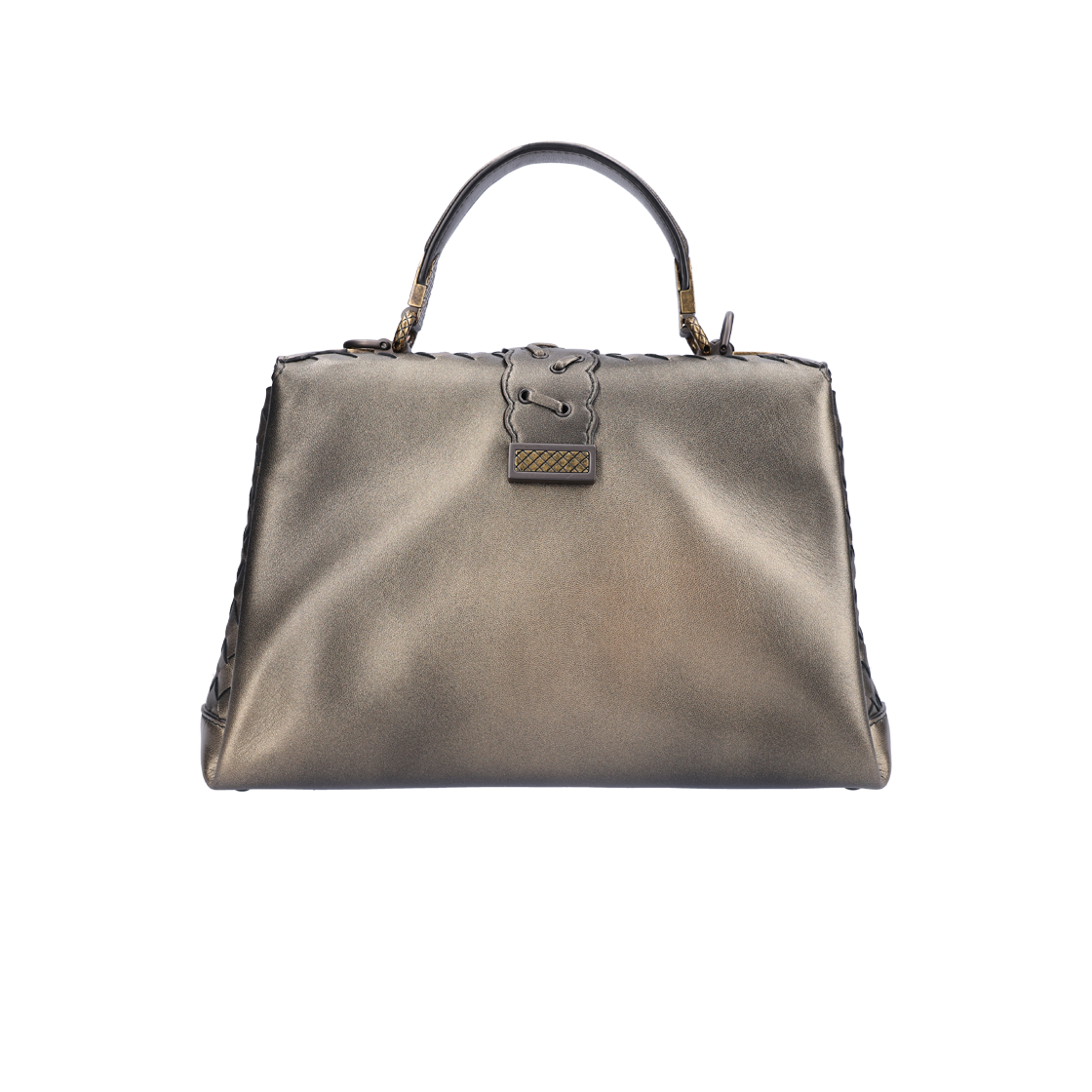 549830 Bottega Veneta 549830 Piazza Shoulder Bag Bronze - #3