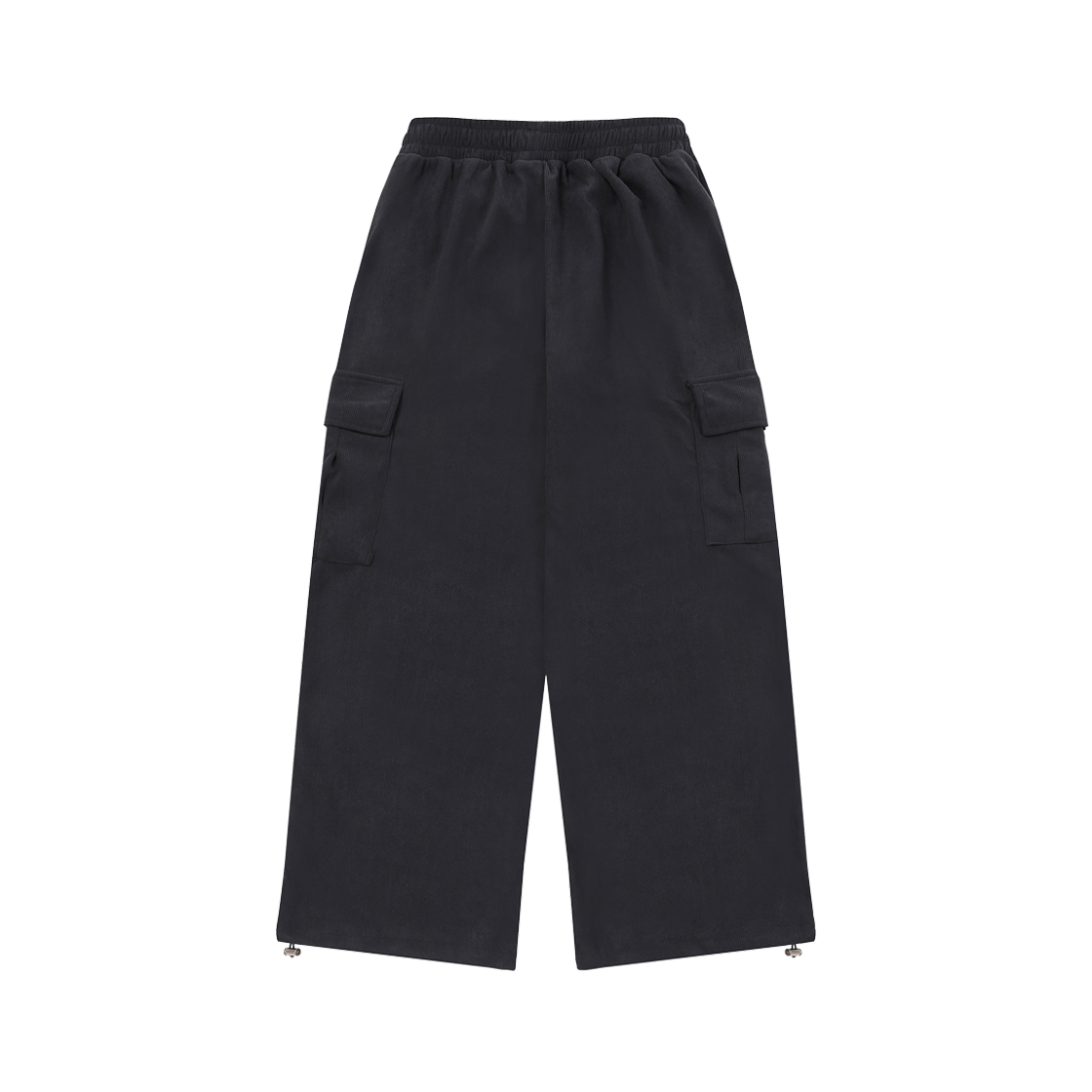 무센트 코지 코듀로이 카고 와이드팬츠 골덴 골지 기모 차콜(MUCENT Cozy Corduroy Cargo Pants Fluff Charcoal) - 2