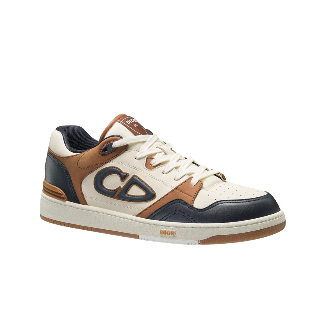 디올 B57 로우탑 스니커즈 앤 스무스 카프스킨 스웨이드 브라운(Dior B57 Low-Top Sneaker and Smooth Calfskin with Suede Brown) - 2