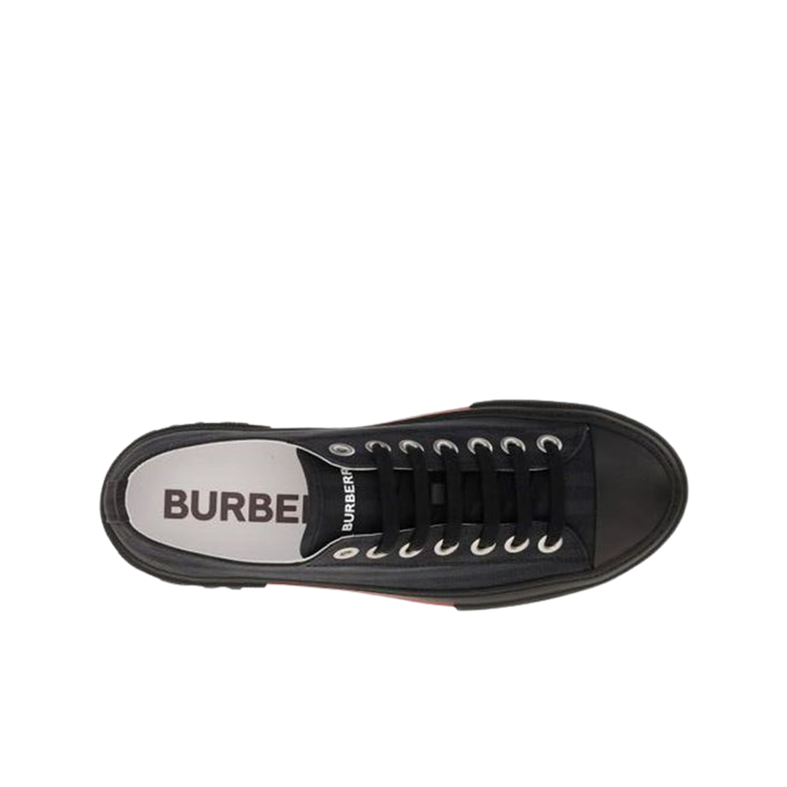 버버리 빈티지 체크 캔버스 로우탑 스니커즈 다크 차콜(Burberry Vintage Check Canvas Low-Top Sneakers Dark Charcoal) - 2