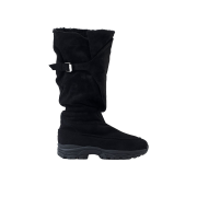 [6% 적립] NegativeThree Belted Slouchy Shearling Boots Black
