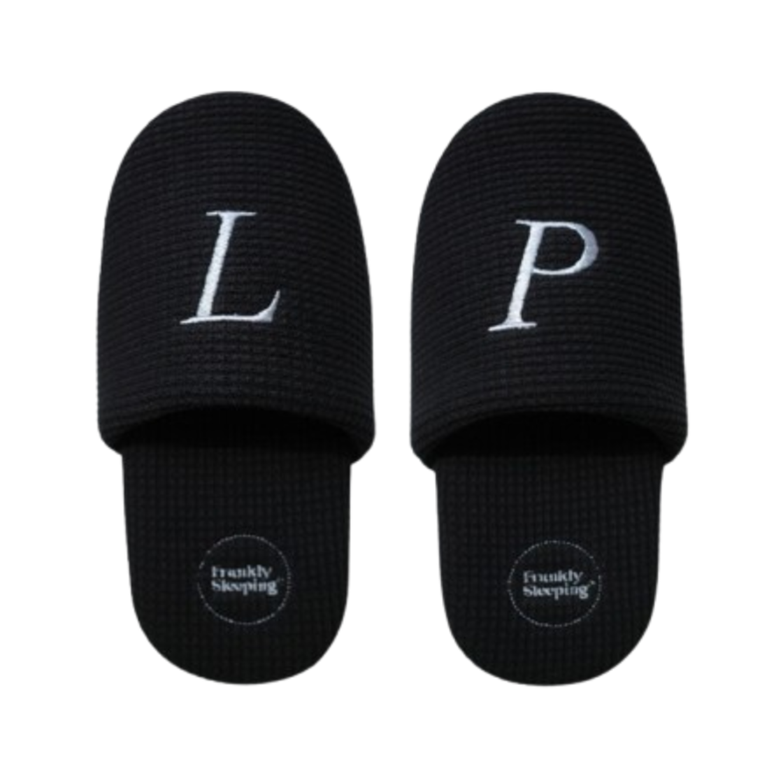 FR00030YL_BK FRANKLY Cool Waffle Home Office Shoes Black