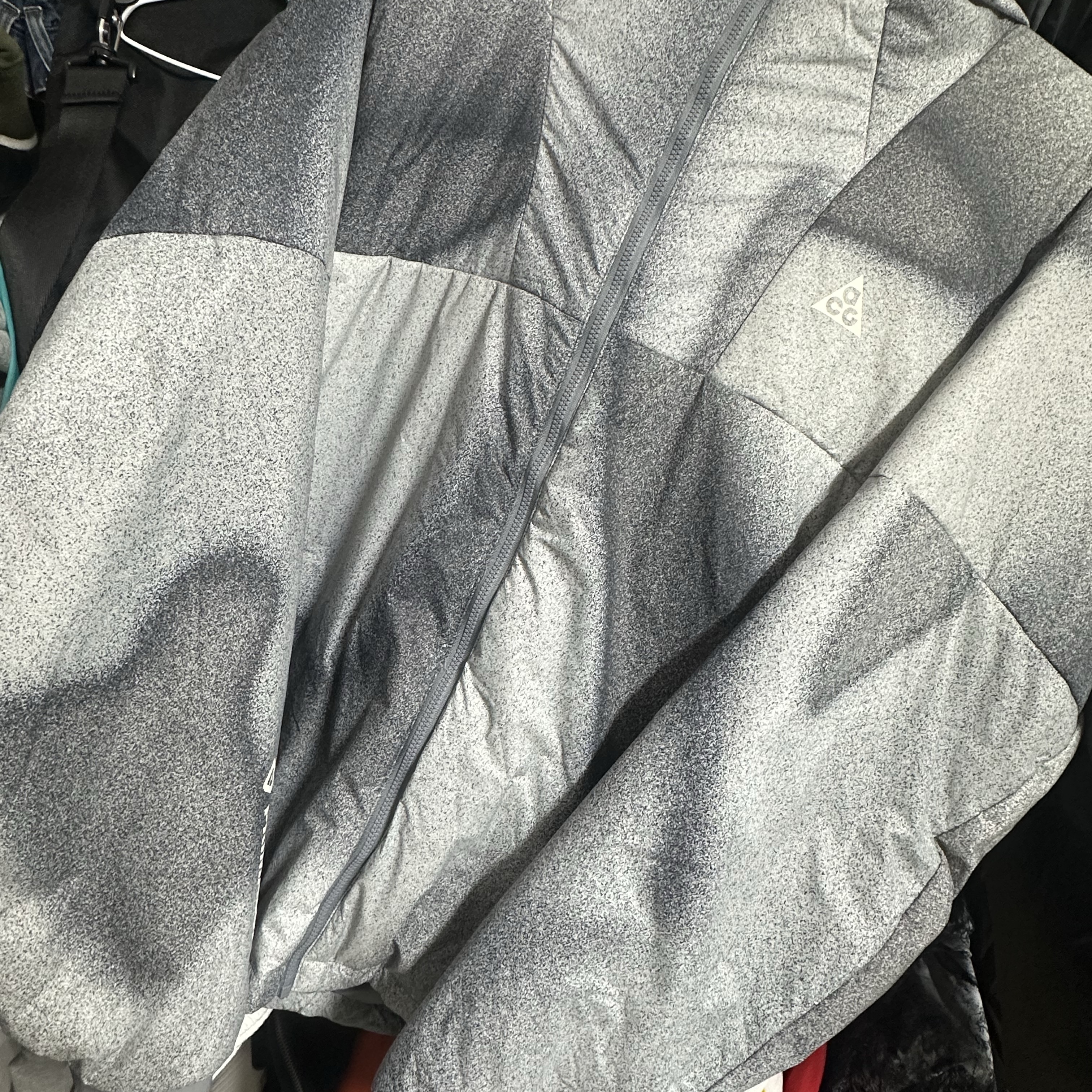 Nike ACG Therma-Fit ADV Rope De Dope AOP Jacket Cool Grey - Asia 착용 스타일