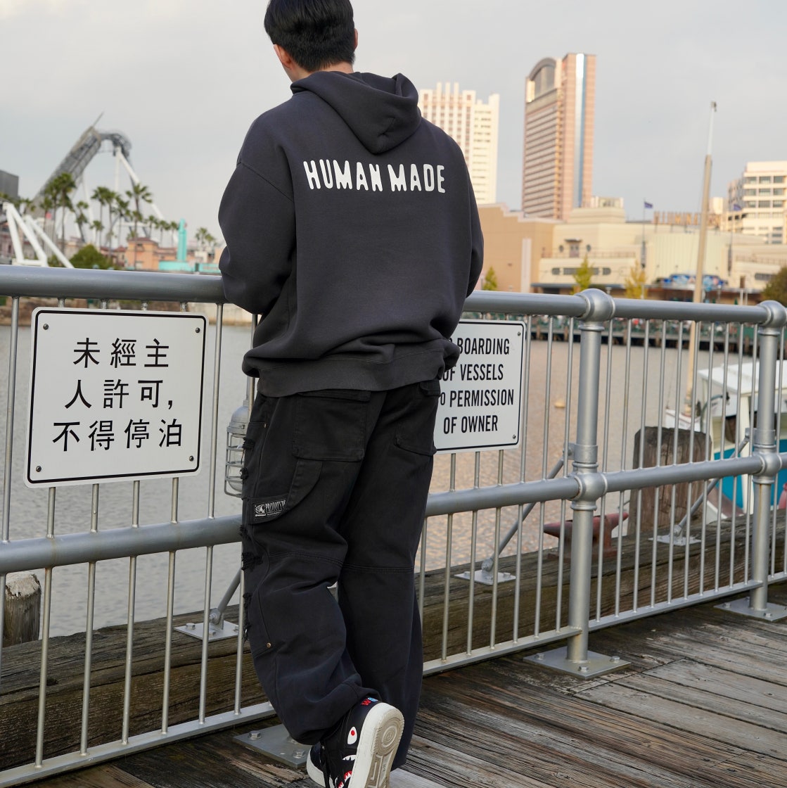 HUMAN MADE ヒューマンメイド 24SS CRAZY TSURIAMI SWEATSHIRT  