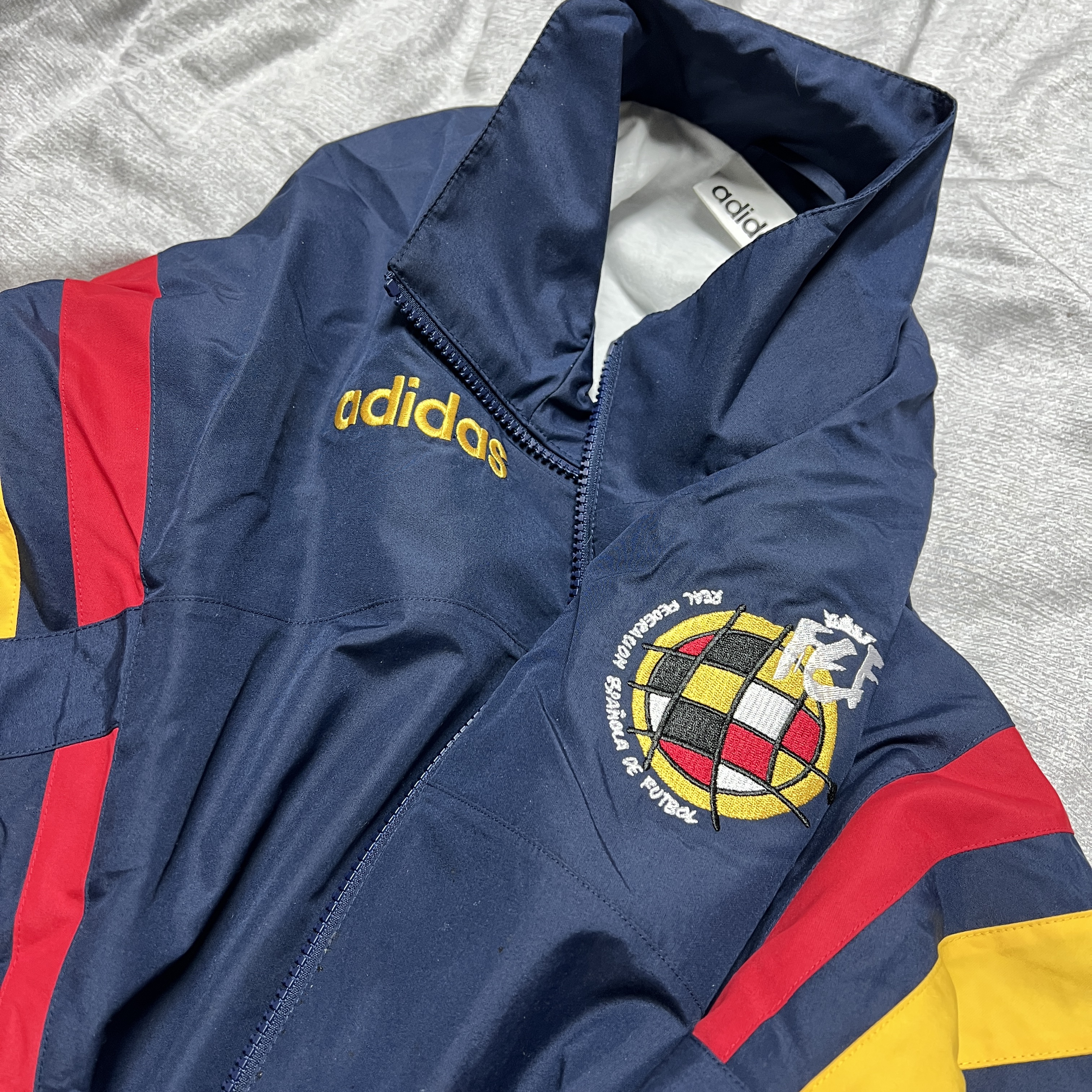 Adidas Spain 1996 Woven Track Jacket Night Indigo - KR Sizing 착용 스타일